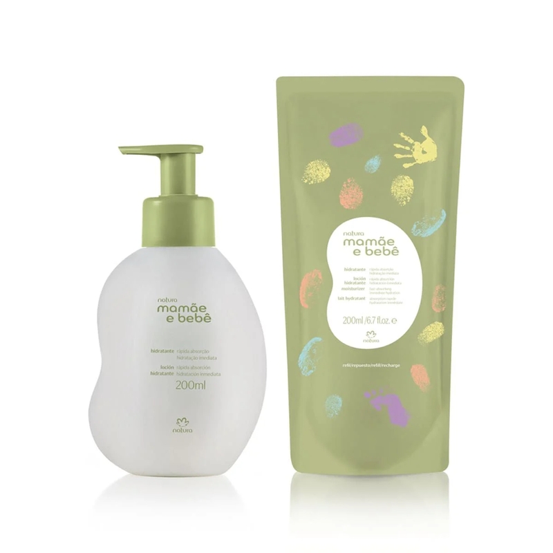 Kit Hidratante Mamãe Bebê (pote e refil)
