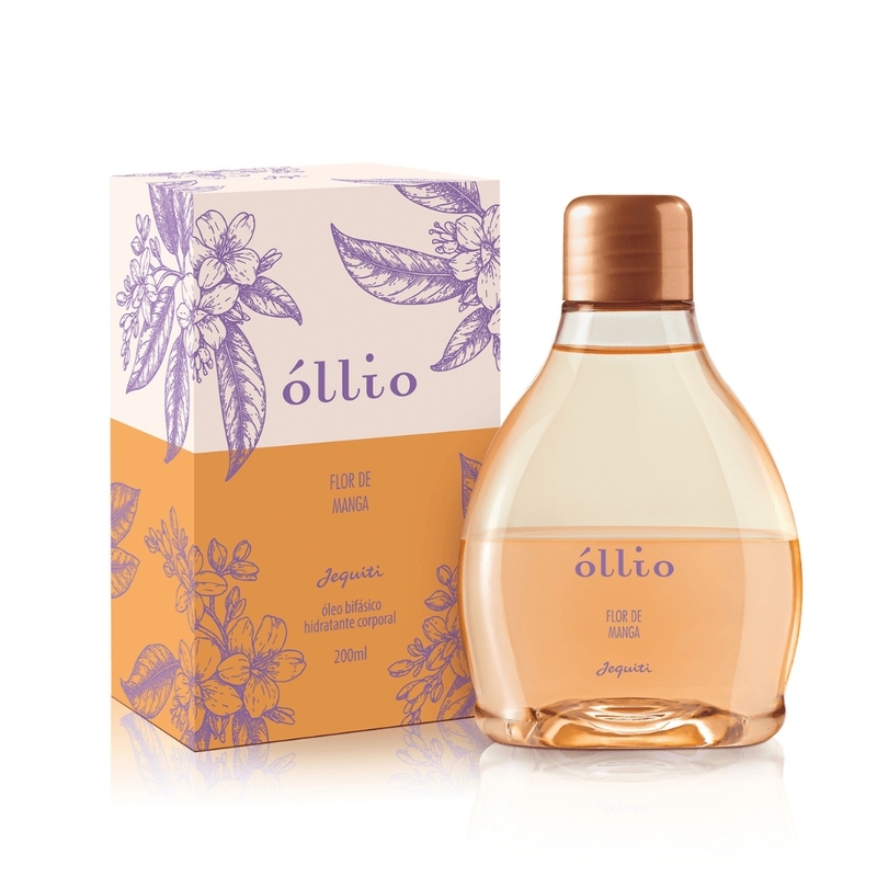 Óleo Bifásico Hidratante Corporal Óllio Flor de Manga , 200 ml