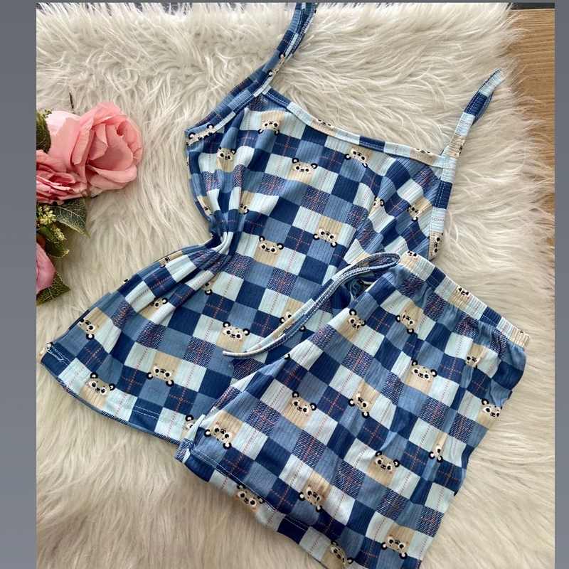 Pijama Alcinha Suede GG