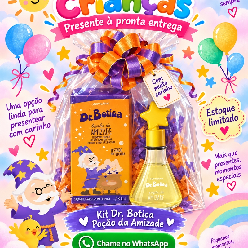 Presente Dr. Botica Porção da Amizade