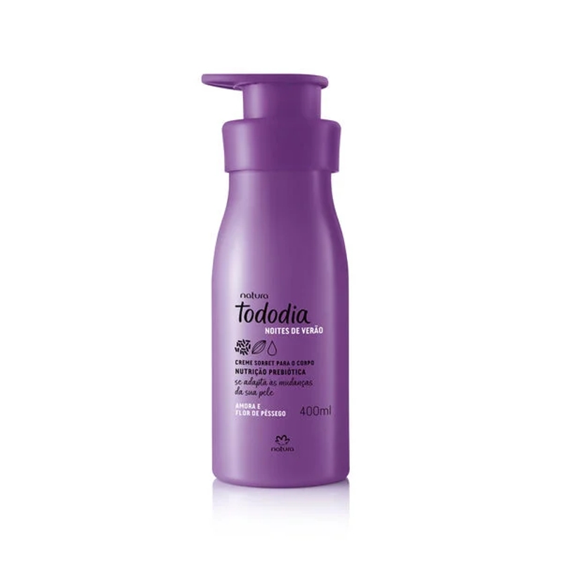 Presente Creme nutritivo 400 ml + sabonete líquido corporal Ameixa e flor de baunilha 300 ml - foto 2