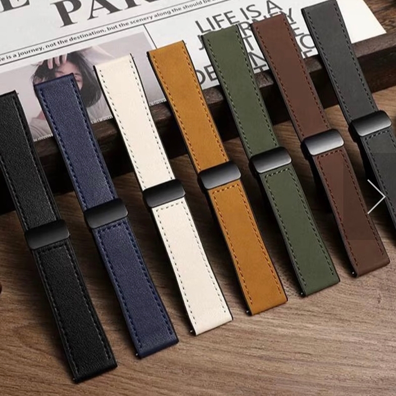 Pulseiras Couro Magnético Pino 22mm