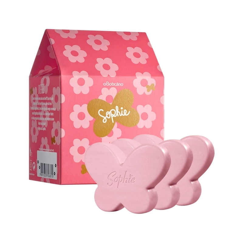Sabonete Em Barra Infantil Sophie 3X80G