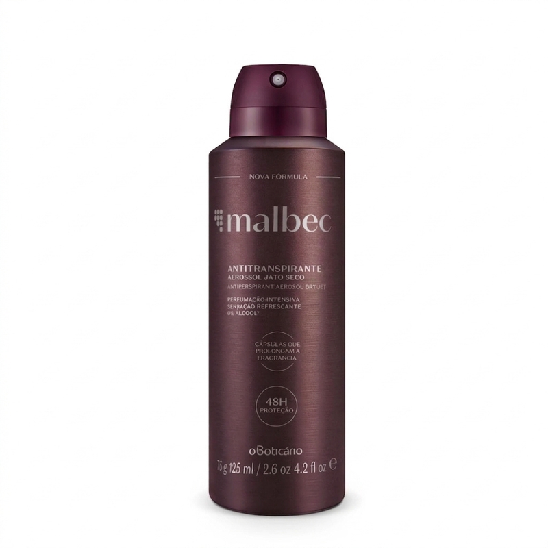 DESODORANTE ANTITRANSPIRANTE AEROSSOL MALBEC 75G