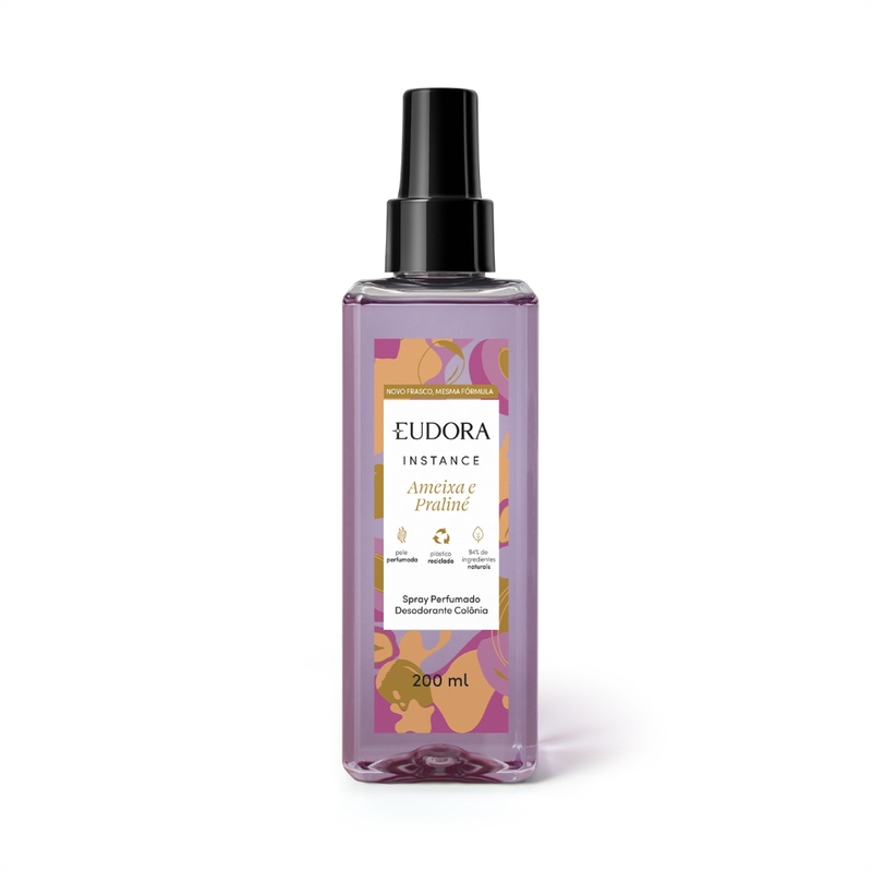 Spray Perfumado Desodorante Colônia Instance Ameixa E Praliné 200Ml