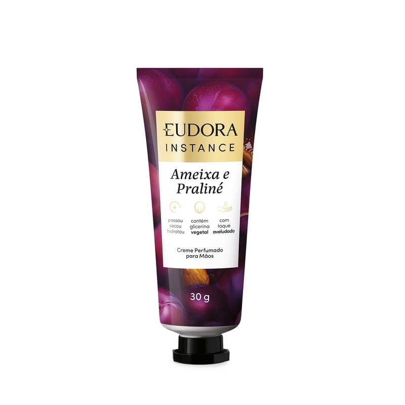 Creme para Mãos Instance Ameixa e Praliné 30g - Eudora