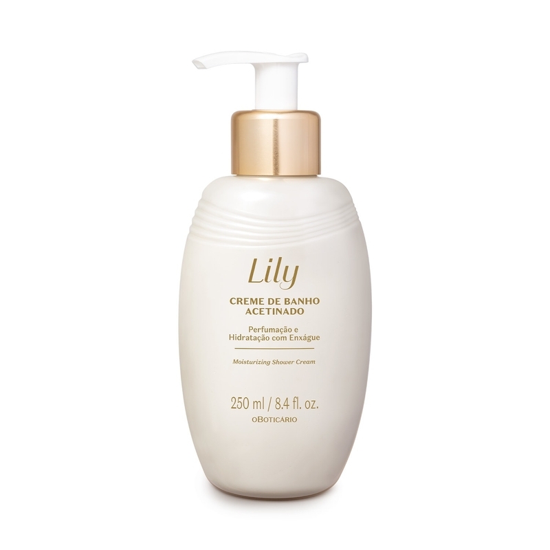 Creme De Banho Acetinado Lily 250Ml