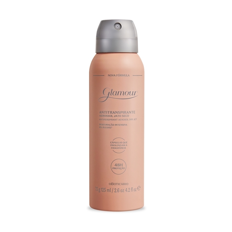 Desodorante Antitranspirante Aerosol Glamour, 75g/125ml - DSC