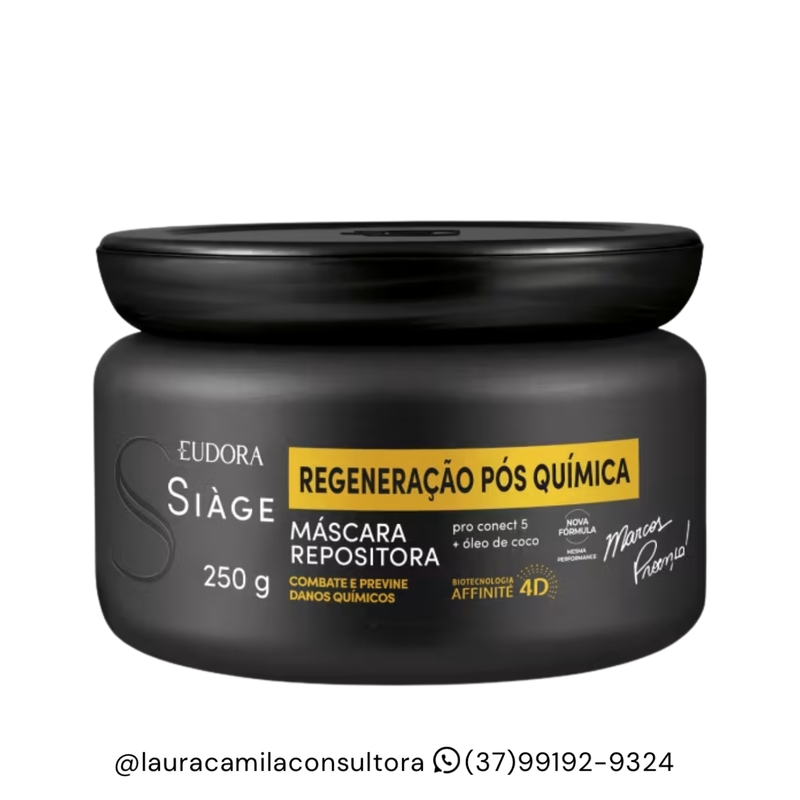 Máscara Repositora Siàge Expert Regeneração Pós Química 250g