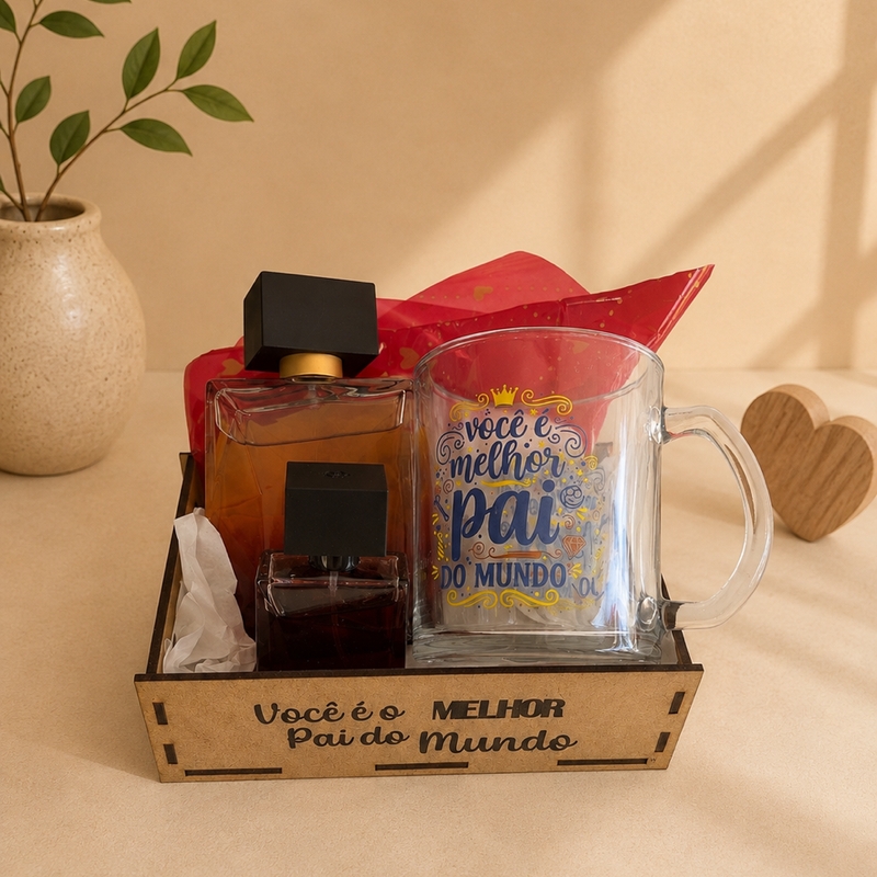 Kit Essencial Ato (Perfume 100ml, Perfume 25ml e Xícara)