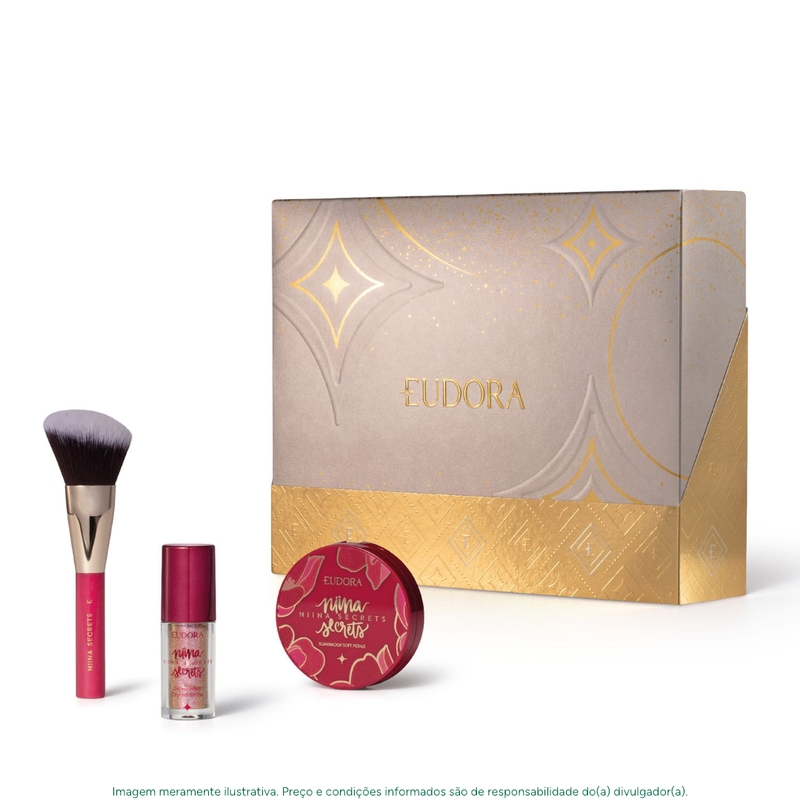Kit Presente Natal Niina Secrets Make (3 Itens)