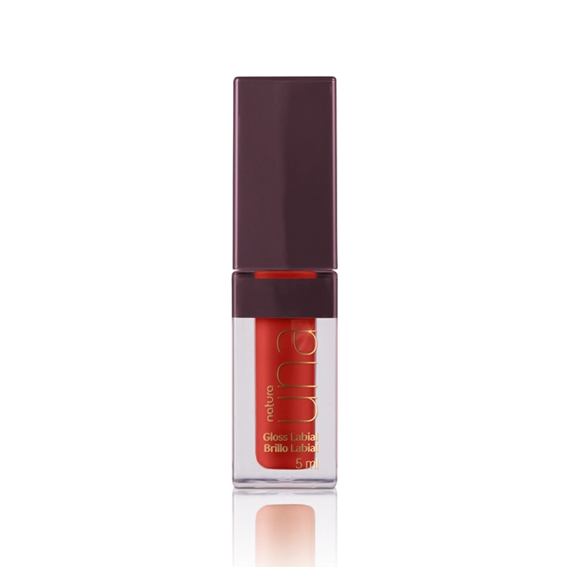 Una gloss labial hidratante ativo vermelho 2 5ml - 5 ml