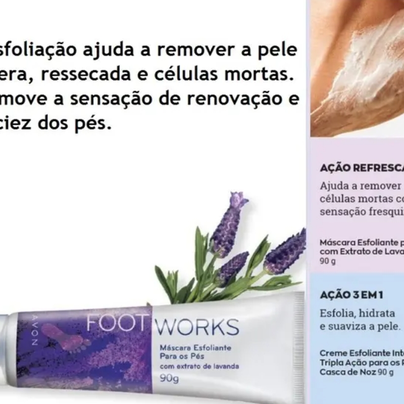 Creme Esfoliante FootWorks 80grs - foto 2