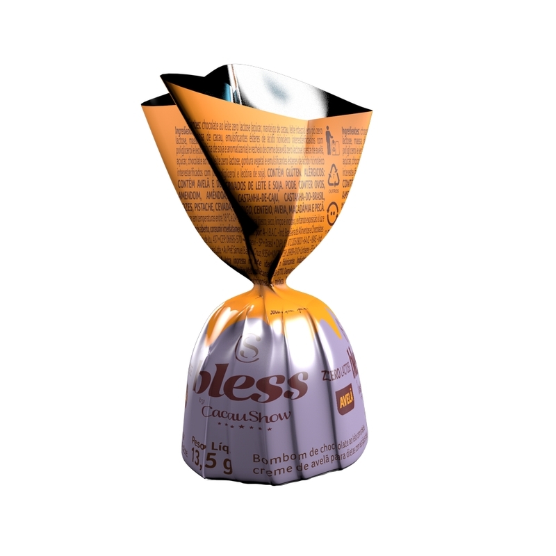 Bombom Bless Zero Lactose Avelã 13,5g