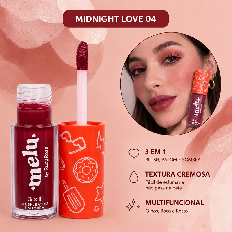 3 X 1 Blush Midnight love - Cor 04 - foto 2