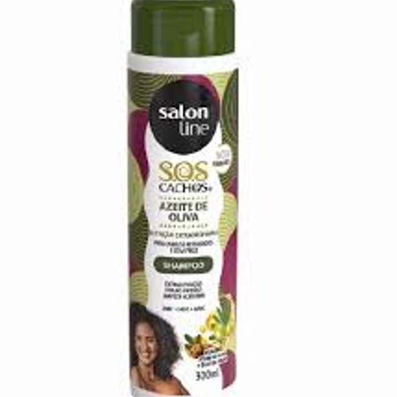Shampoo SOS Cachos Azeite de Oliva Salon Line 300ml