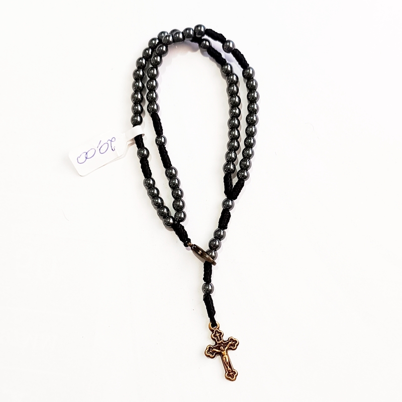 Pulseira Terço Hematita