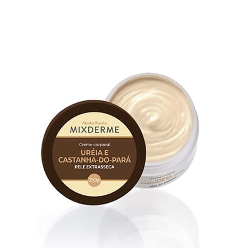 Mixderme Creme Corporal Ureia e Castanhadopara Pele Extra Seca 250 G