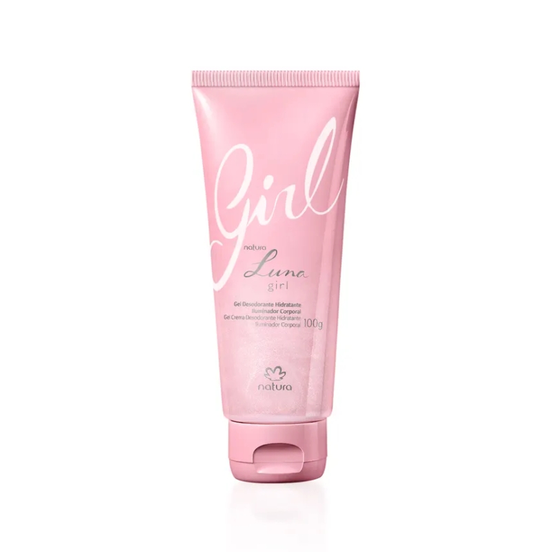 Gel Desodorante Hidratante Iluminador Luna Girl 100 g