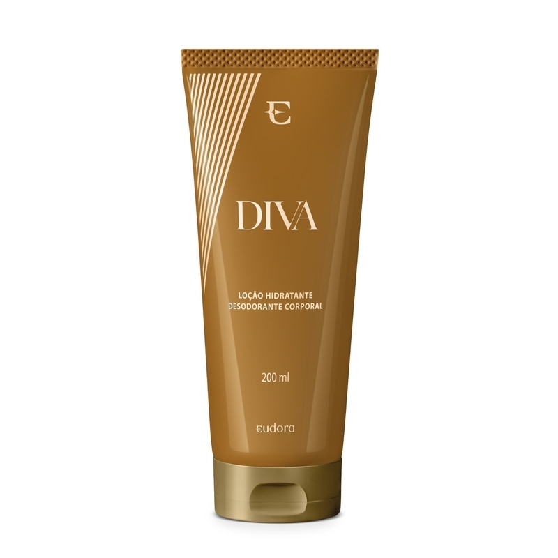 Loção Hidratante Desodorante Colônia Corporal Diva 200Ml