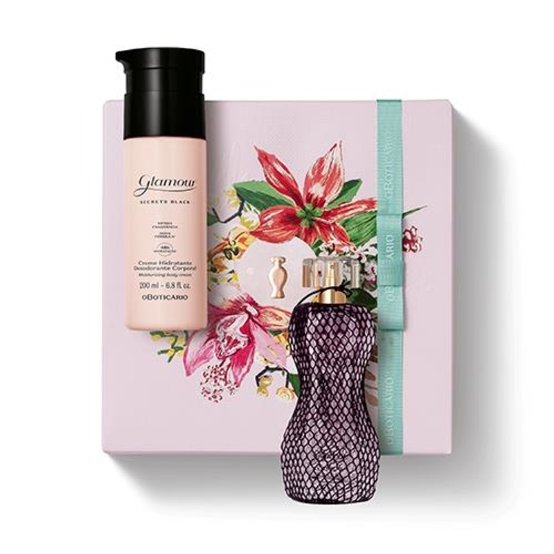 Kit Presente Dia Das Mães Glamour Secrets Black (2 Itens)