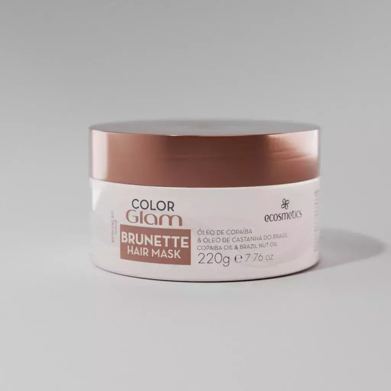 Color Glam Brunette Máscara 220ml Ecosmetics