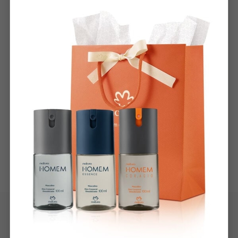 Presente natura homem trio de desodorantes - s