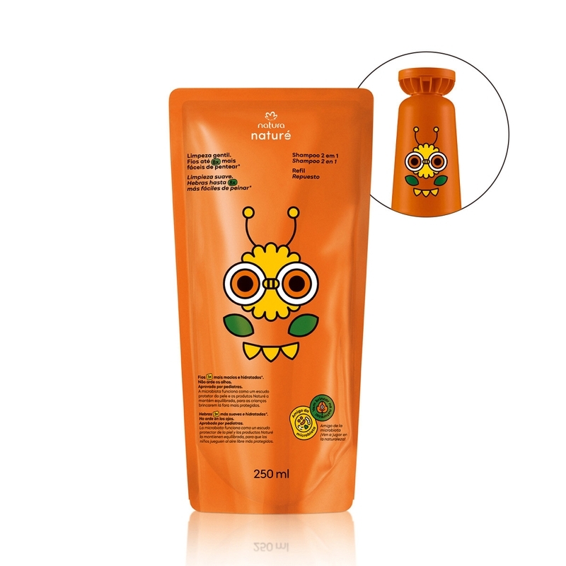 Refil Shampoo 2 em 1 Naturé Natura - 250 ml