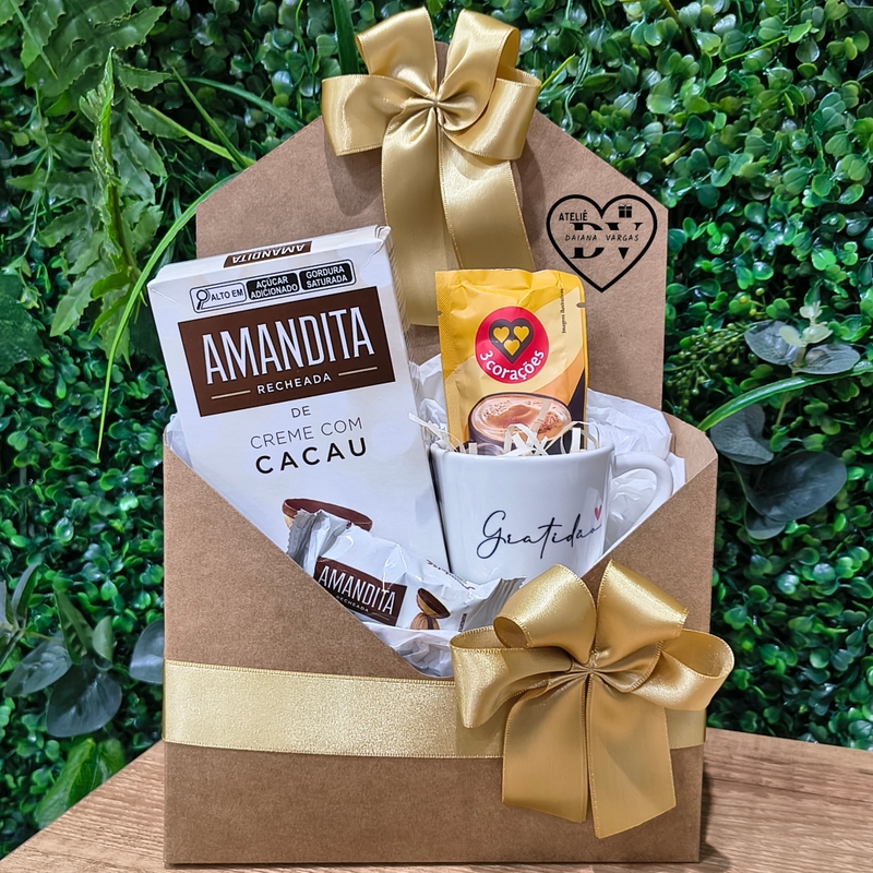 Presente Amandita no Envelope Kraft
