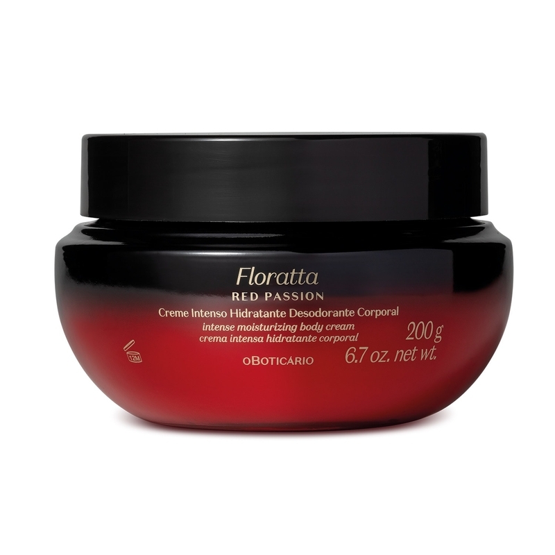 Creme Intenso Hidratante Desodorante Corporal Floratta Red Passion 200G