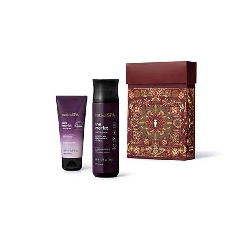 Kit Presente Nativa Spa Uva Merlot Natal 2026