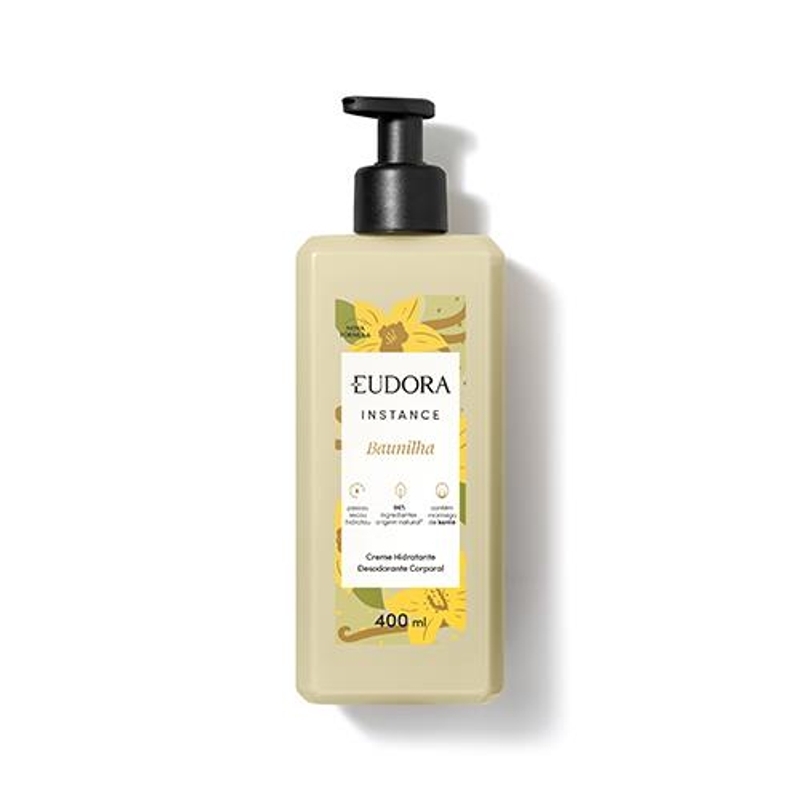 Creme Hidratante Desodorante Corporal Instance Baunilha 400Ml