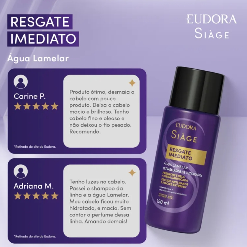 Água Lamelar Resgate Imediato 150ml - foto 2