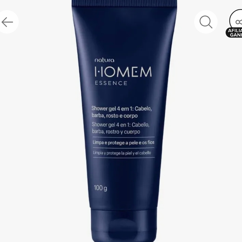 Shower Gel Homem Essence 4 Em 1