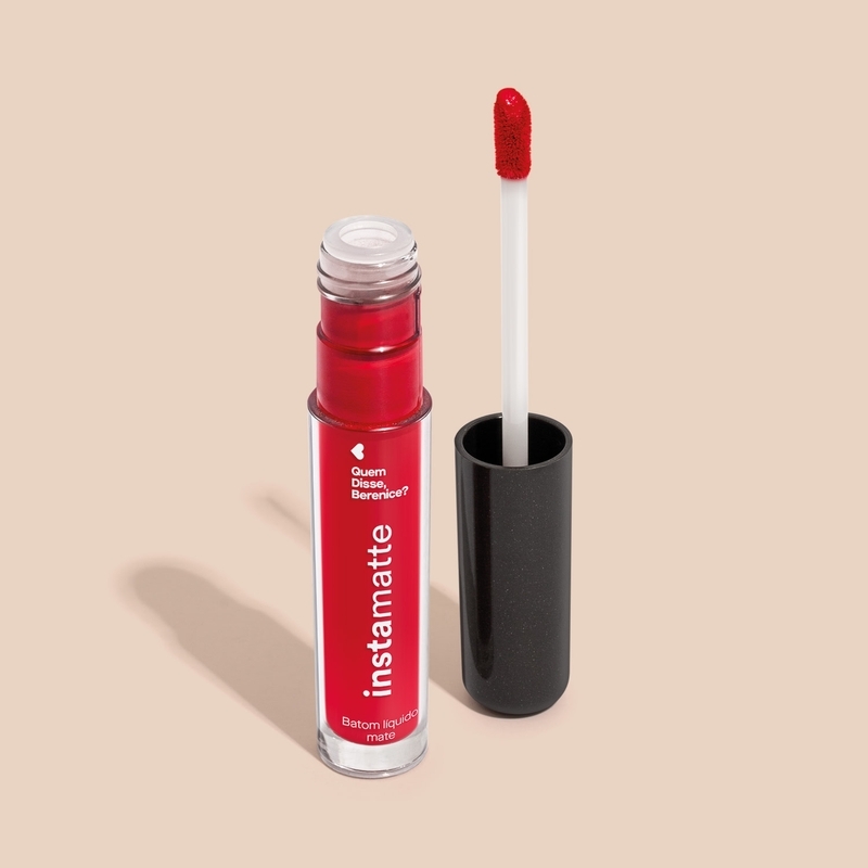 Batom Líquido Vermelho Vermeli Instamatte 4ml