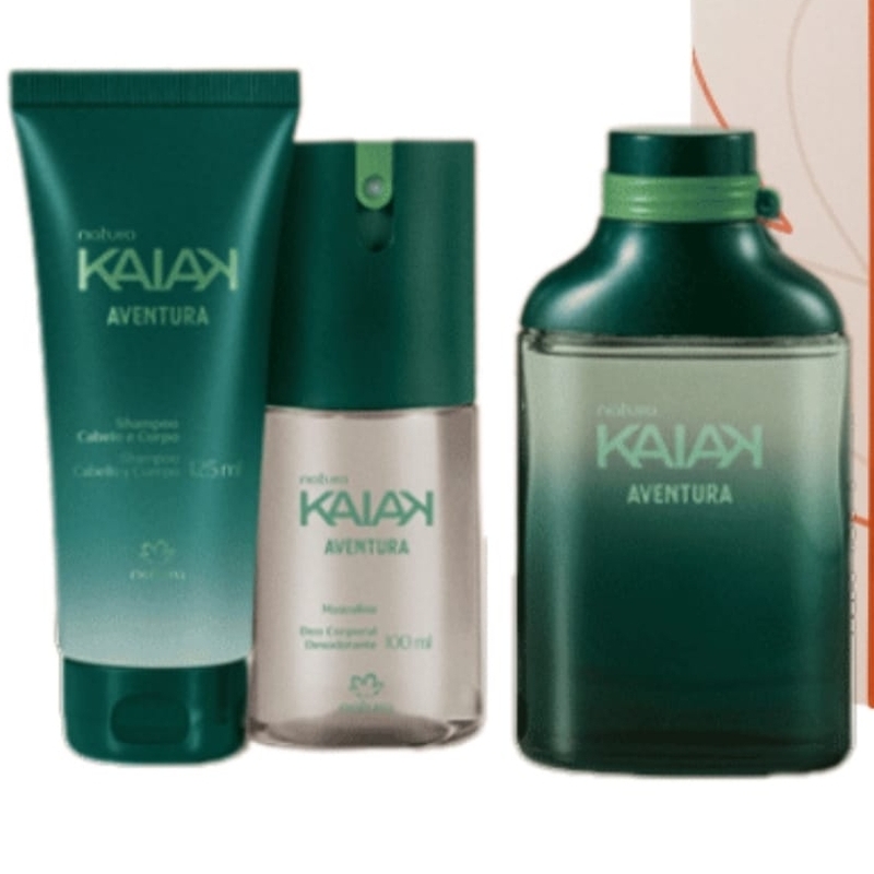Presente Kaiak Aventura Masculino (3 Produtos)