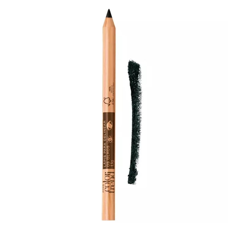 Color Trend Lápis para Delinear os Olhos Preto Matte - 1,1 g