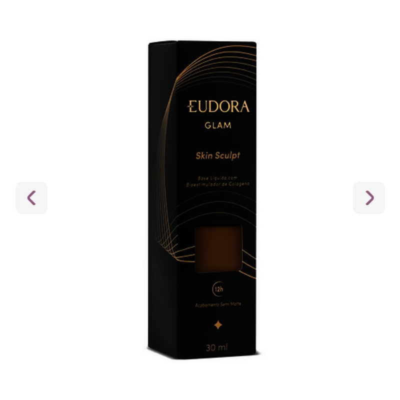 Base Líquida Semi Matte Glam Skin Sculpt Cor 85 30Ml - foto 3