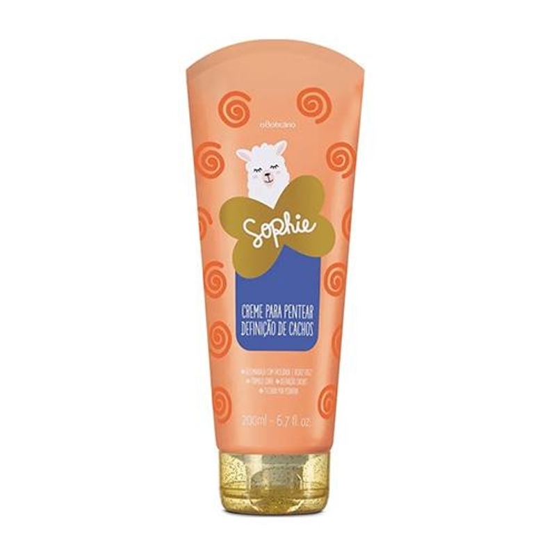 Creme Para Pentear Infantil Definição De Cachos Sophie 200Ml