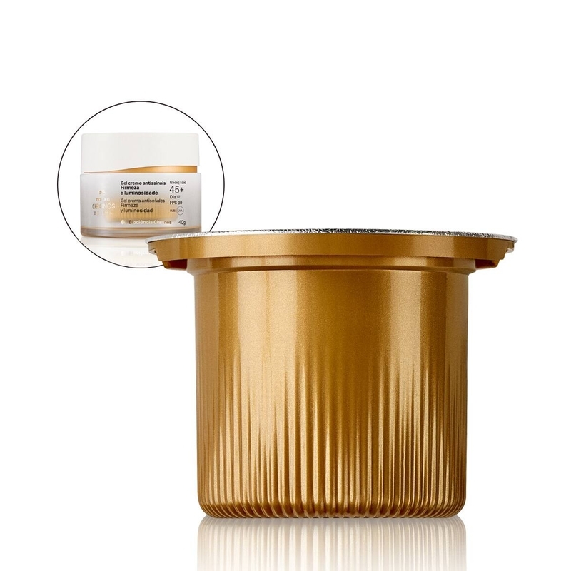 Refil gel creme antissinais dia firmeza e luminosidade 45+