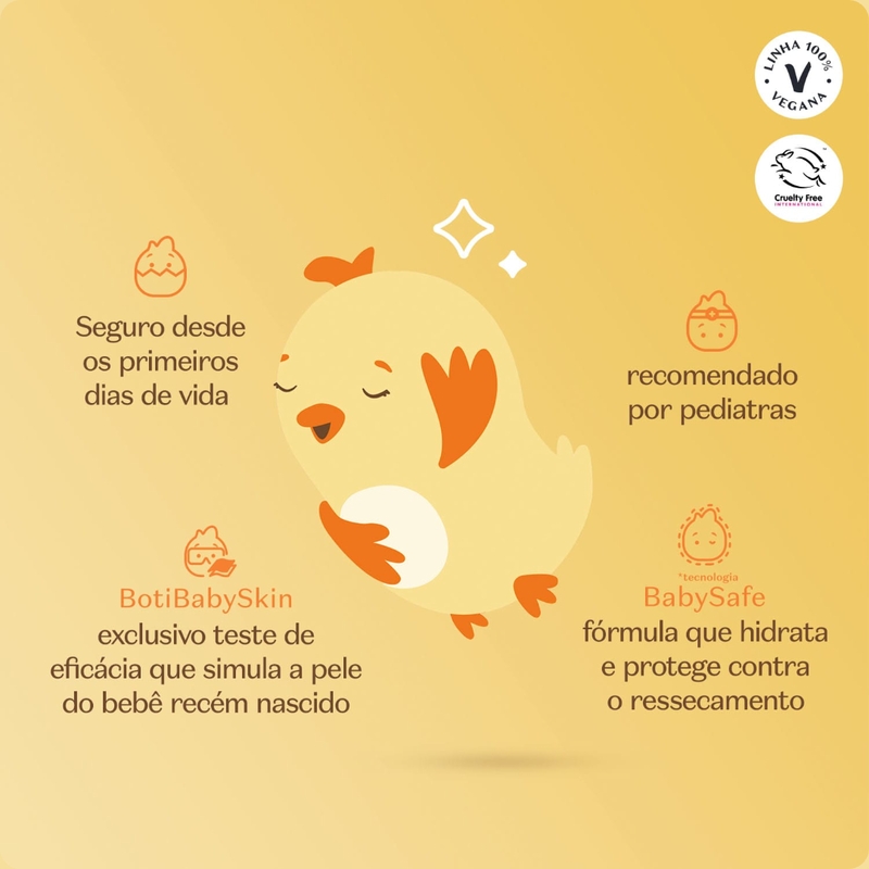 Loção Hidratante Banho E Pós-Banho Boti Baby 200Ml - foto 4