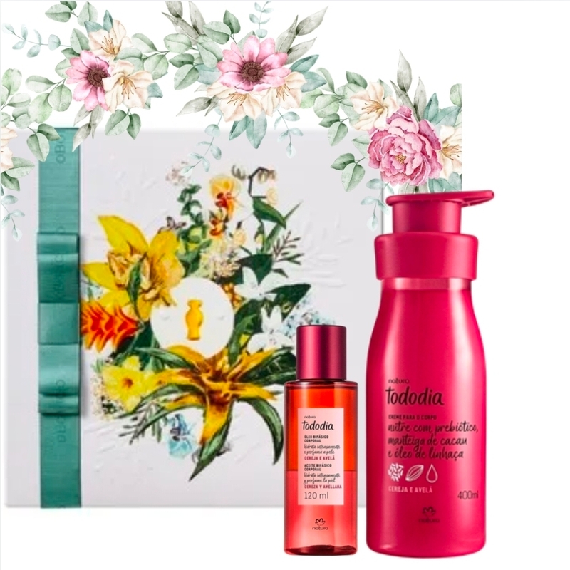 Kit Presente Natura Cereja E Avelã