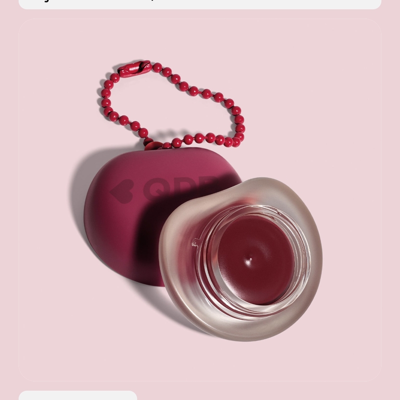 Batom E Blush Multifuncional Roxo Amora Fuji Mochi Blur 3,5G