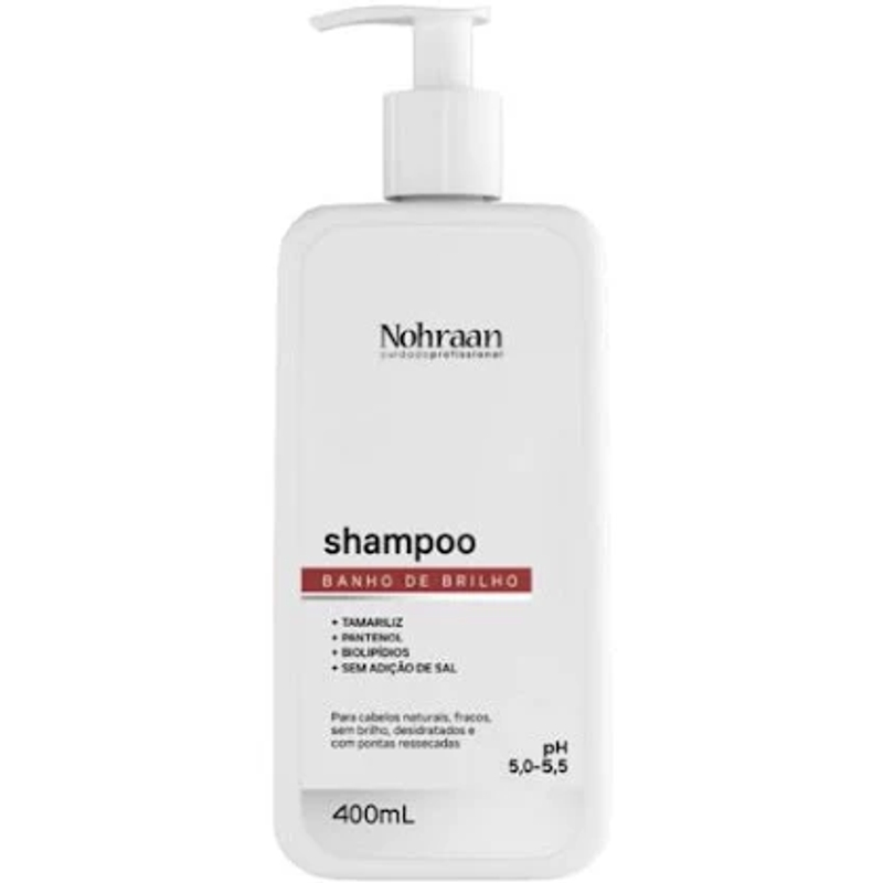 Shampoo Banho de Brilho Nohraan - 400ml