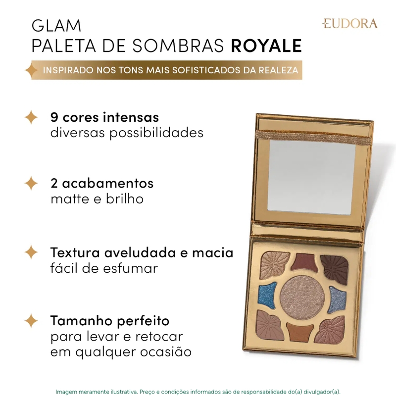 Paleta De Sombra Glam Royale 7G - foto 2