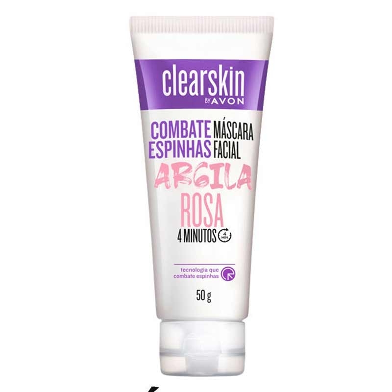 Clearskin Máscara Facial Argila Rosa 50g