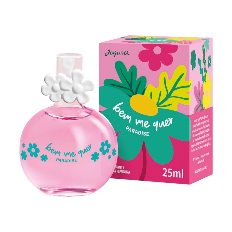 Bem-Me-Quer Paradise Desodorante Colônia Feminina, 25 ml