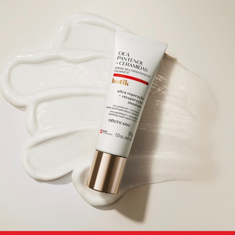 Creme Facial Multirreparador Calmante Botik Cica Pantenol + Ceramidas 30g