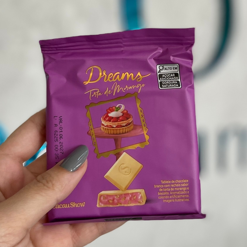 Tablete Dreams Torta de Morango 50g
