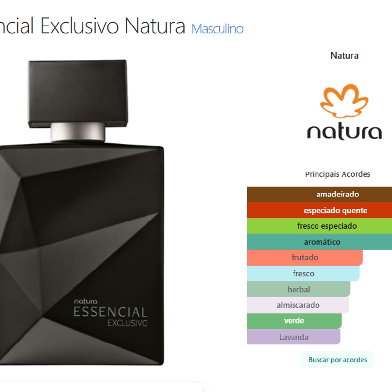 Deo Parfum Essencial Exclusivo Masculino - 100ml - foto 2